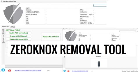zeroknox removal tool|[Update 2024] ZeroKnox Removal V1.6 Free Download .